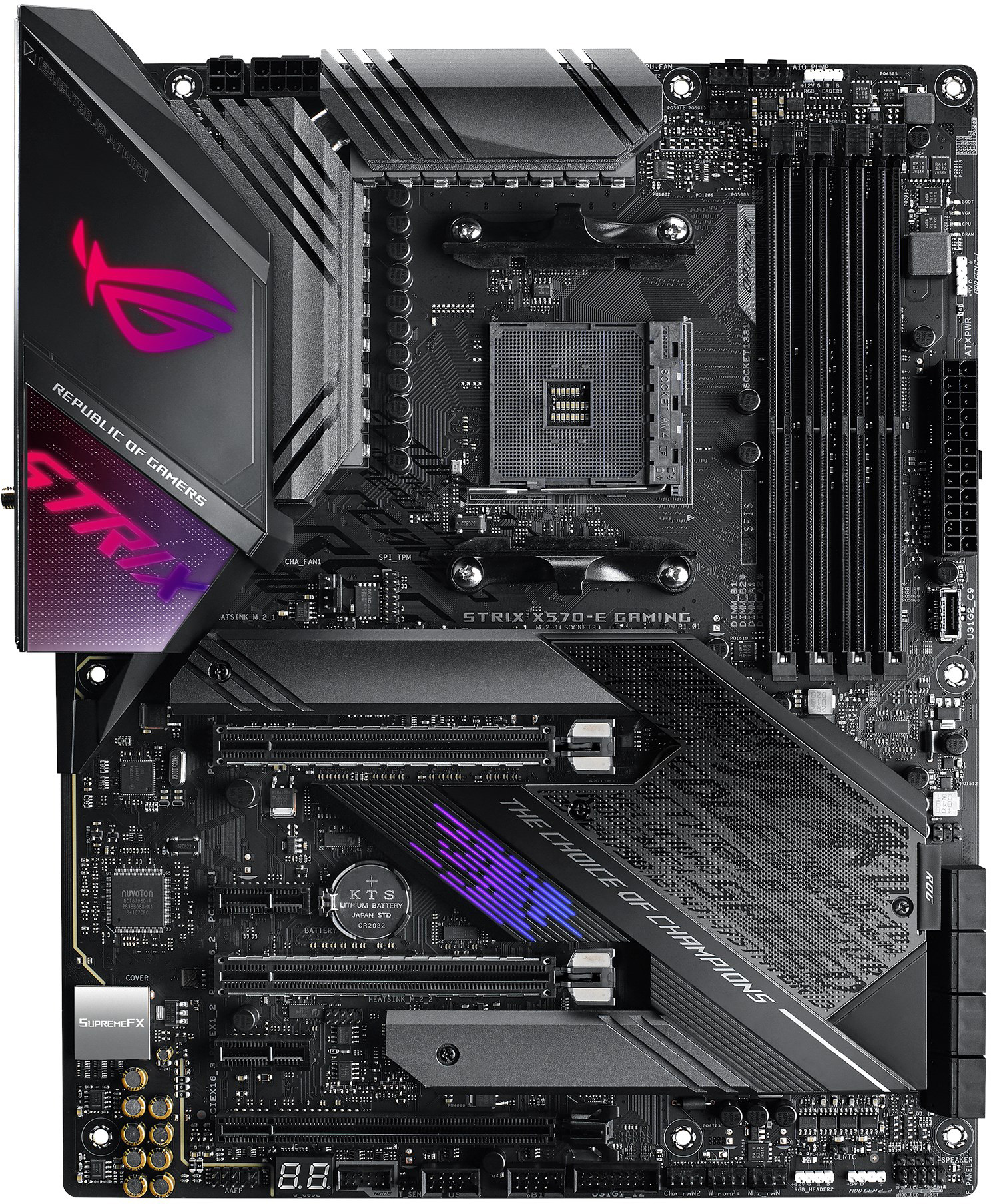 Visual Inspection - The ASUS ROG Strix X570-E Gaming Motherboard